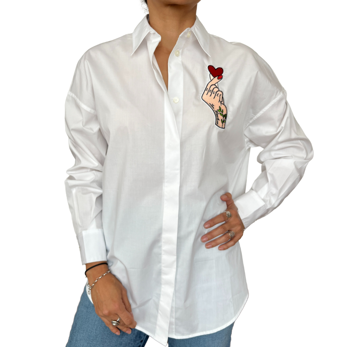 MOSCHINO - CAMISA BLANCA