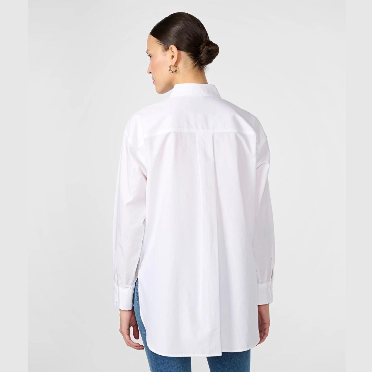KARL LAGERFELD - CAMISA CON APLIQUES PLATEADOS