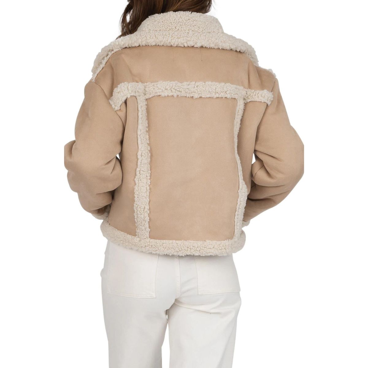 FRYE - CHAQUETA DE ANTE SINTETICO