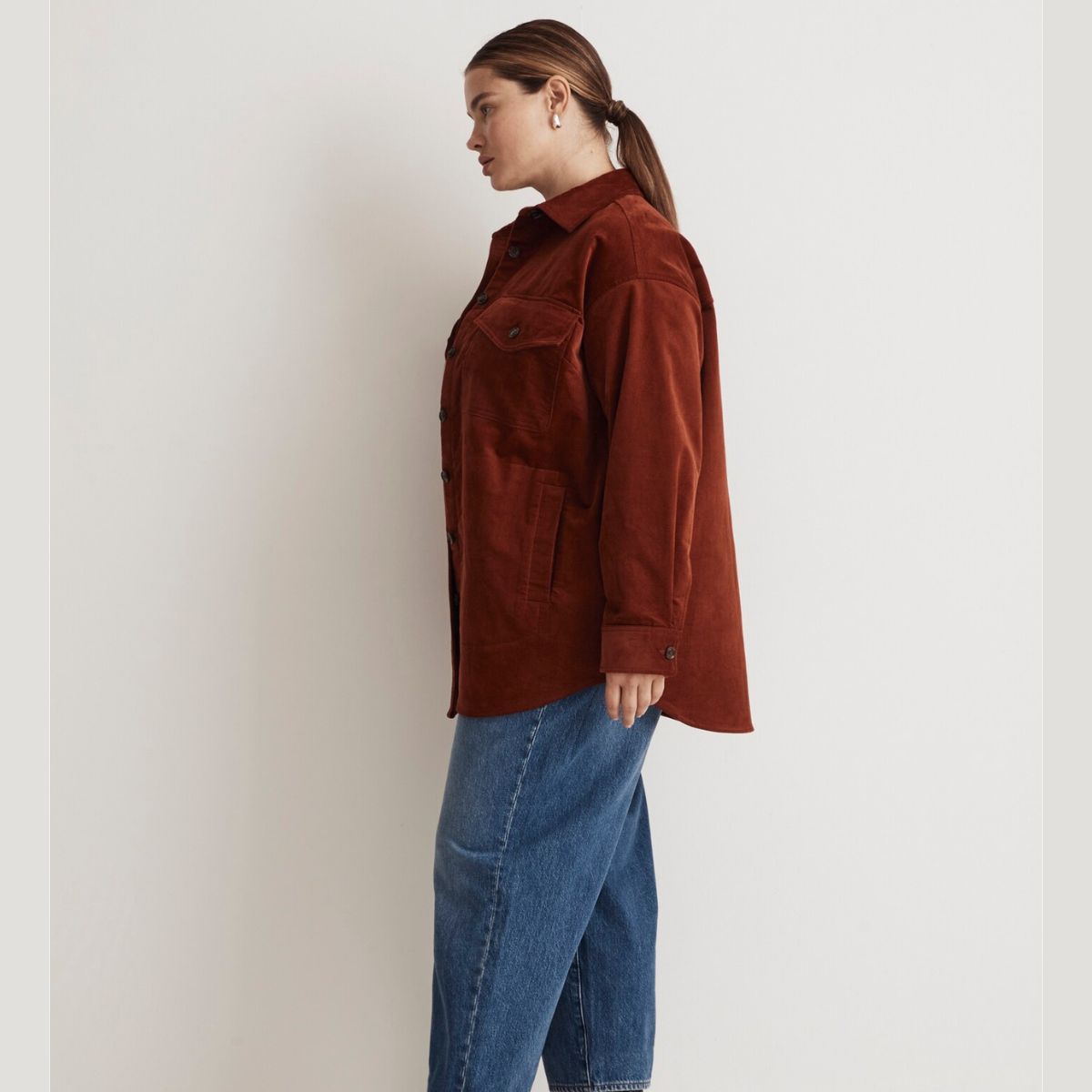 MADEWELL - CHAQUETA-CAMISA DE PANA