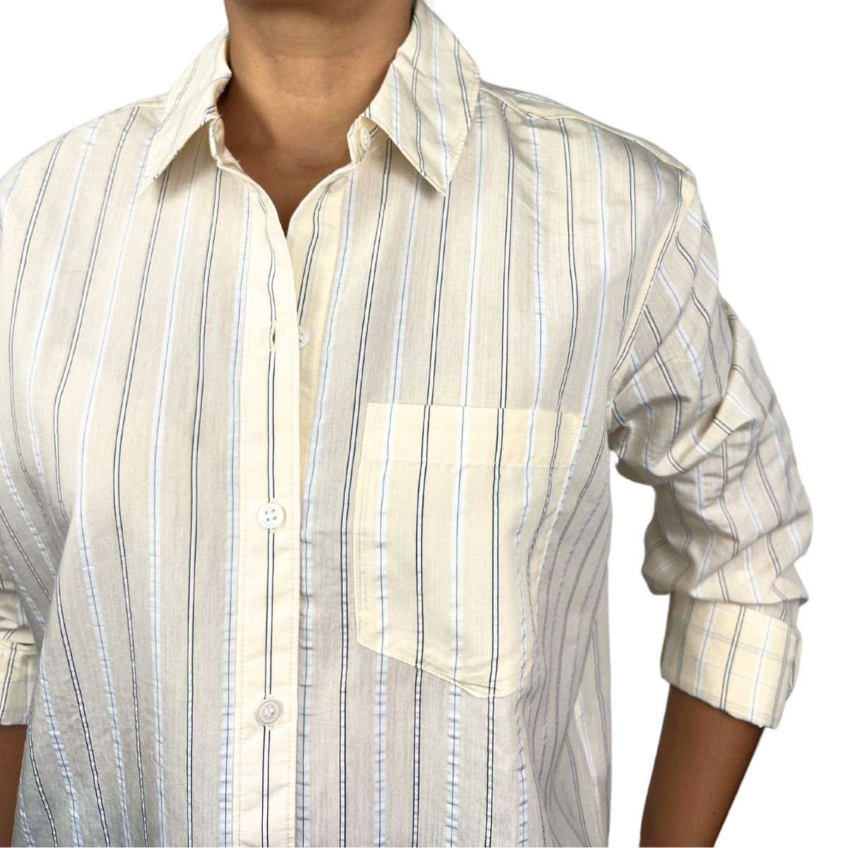 MADEWELL - CAMISA DE RAYAS