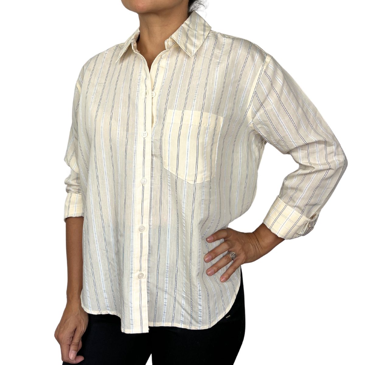 MADEWELL - CAMISA DE RAYAS